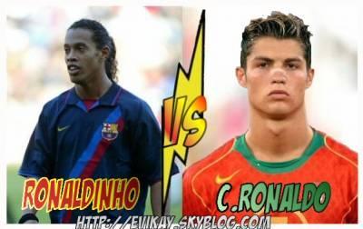 C.RONALDOVS RONALDINHO